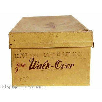 Vintage Shoes Tan/Snakeskin Leather Heel 1920s WALK OVER NIB#8 EU 36 US 6 N Shoes,Women's,On Sale Walk Over