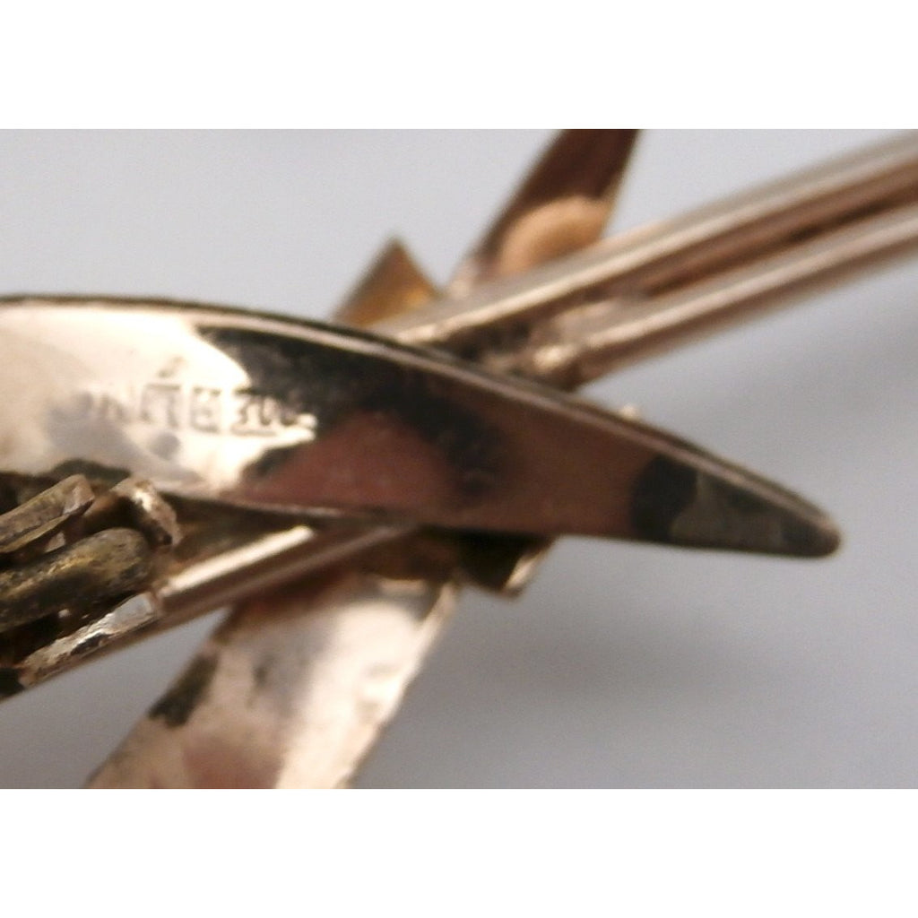 Vintage Brooch Sterling SIlver Colored Stones Set 1940s Large Jewelry,New Arrivals The Best Vintage Clothing