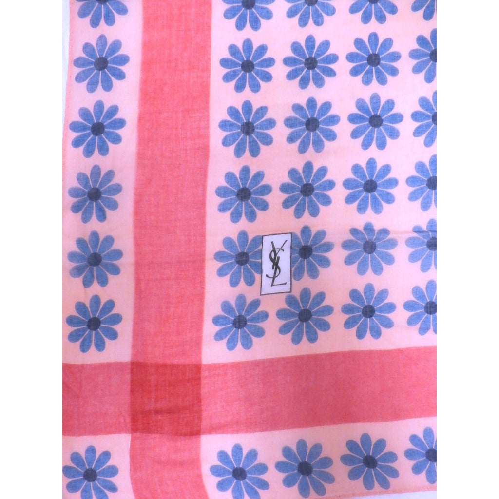 Vintage YSL Yves St Laurent Cotton Scarf Acessories The Best Vintage Clothing