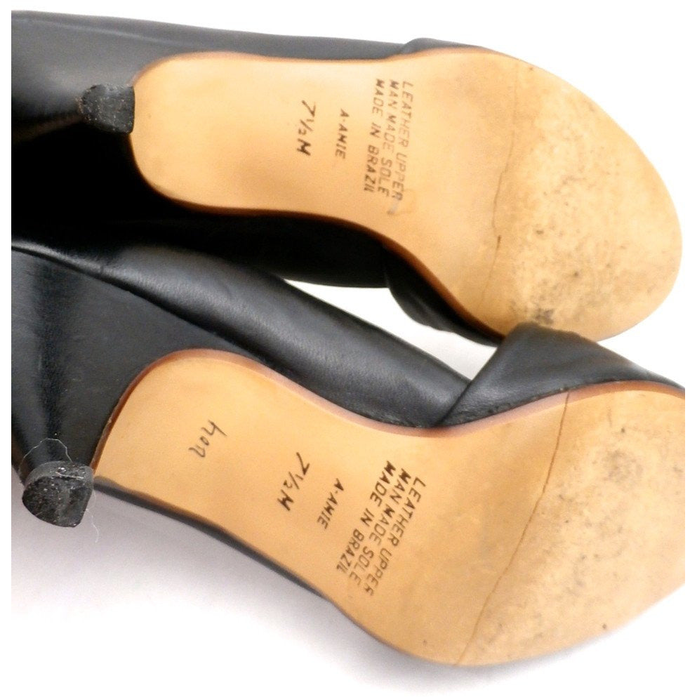 Vintage Womens Shoes 9 West Black Peep-Toe Pump Brazil 7.5 M 1980S On Sale,Shoes The Best Vintage Clothing