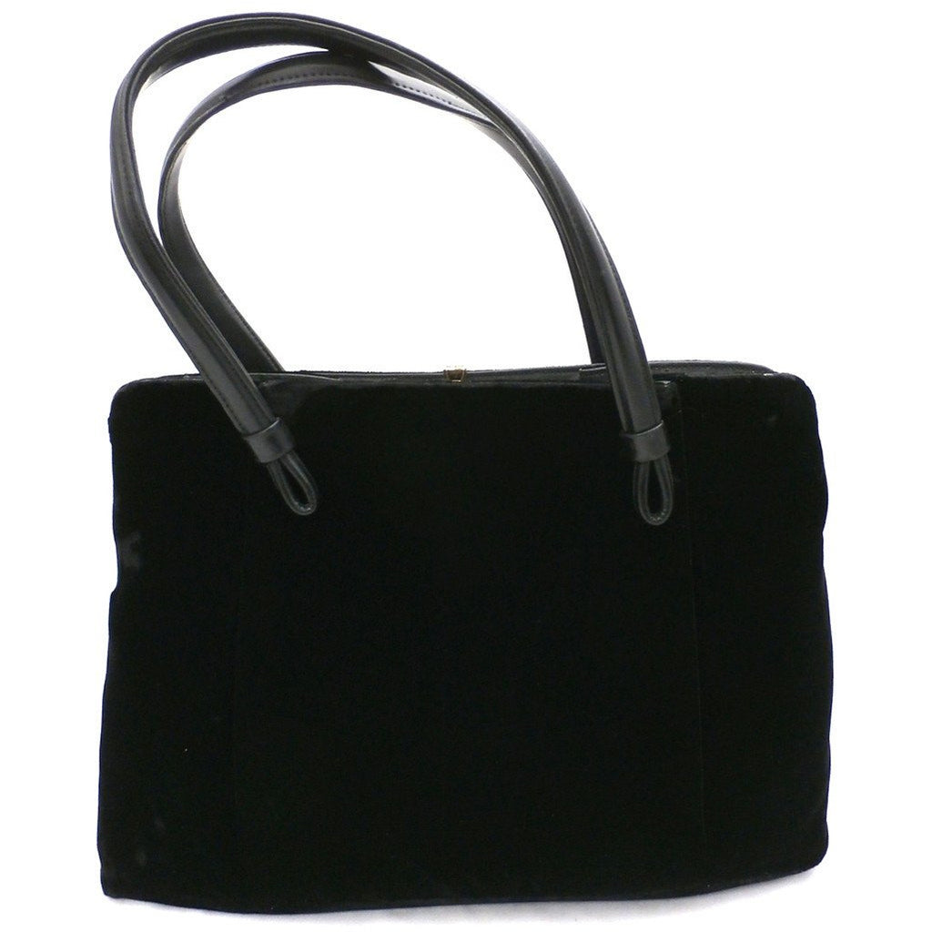 Fab Vintage Black Velvet Butterfly Appliqued Purse 1950S Handbags The Best Vintage Clothing