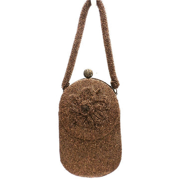 Vintage Beaded Bag Unusual Shape Copper Beads Custom Calem 1940s - The Best Vintage Clothing
 - 1