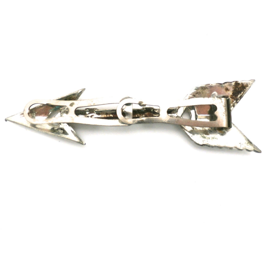 Vintage Antique Art Deco 1920s Rhinestone Arrow Dress Clip X Large 4.5" Long dress clip The Best Vintage Clothing