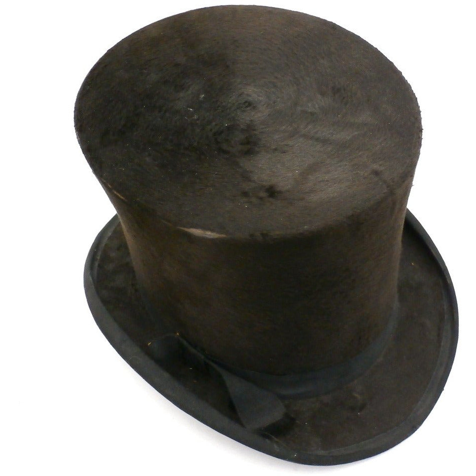 Antique Mens Top Hat Silk Shelton and Co London 1870s Men's Vintage,New Arrivals The Best Vintage Clothing