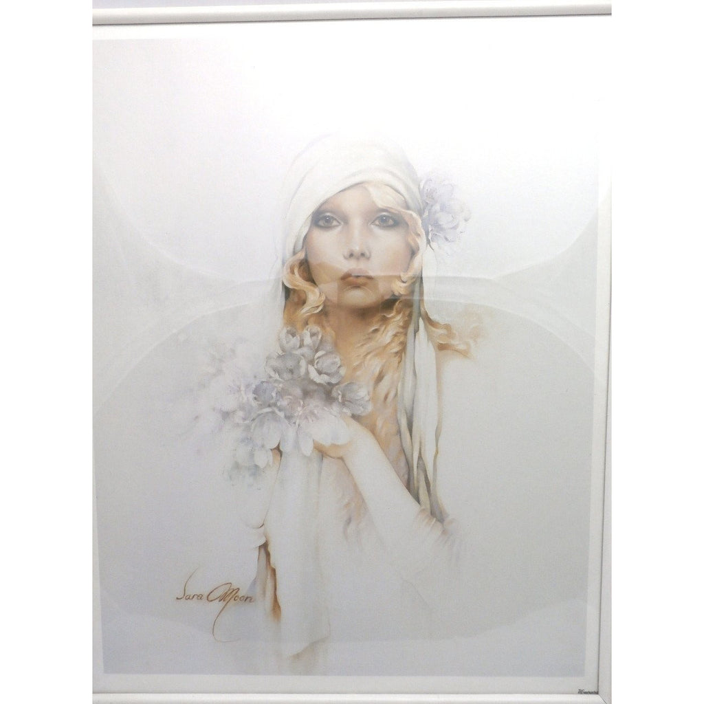 Sara Moon Verkerke Vintage Framed Print Beautiful 1980s Print w/ 1920s Look #2 Collectibles,New Arrivals The Best Vintage Clothing