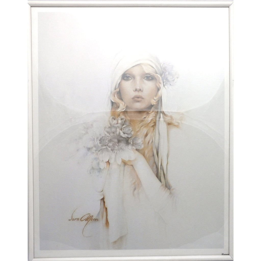 Sara Moon Verkerke Vintage Framed Print Beautiful 1980s Print w/ 1920s Look #2 Collectibles,New Arrivals The Best Vintage Clothing