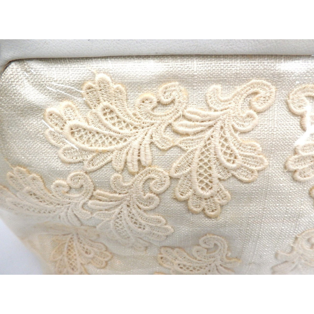 Vintage Purse Clear Plastic-Covered Lace Applique1950S Handbags,On Sale The Best Vintage Clothing
