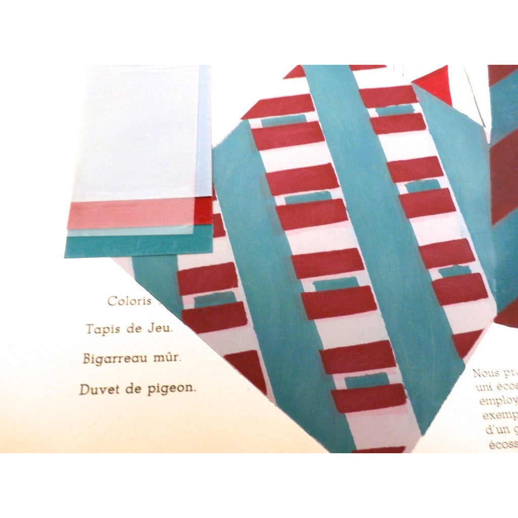 Officiel De La Couleur Des Industries De La Mode No. 6 Hiver 1952 Plate 11 Collectibles,New Arrivals The Best Vintage Clothing