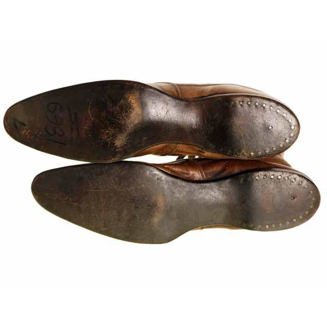 Rare Antique Childrens 1869 Civil War Era Tan High Lace Boots, Childrens Never Worn Children's,Women's The Best Vintage Clothing