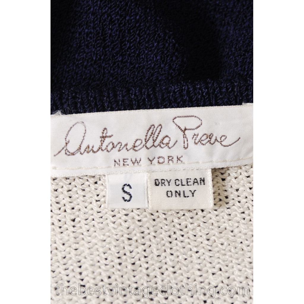 Antonella Preve Knit 1980s COLORBLOCK Jumpsuit Red White & Blue S Cart2cart Annotella Preve