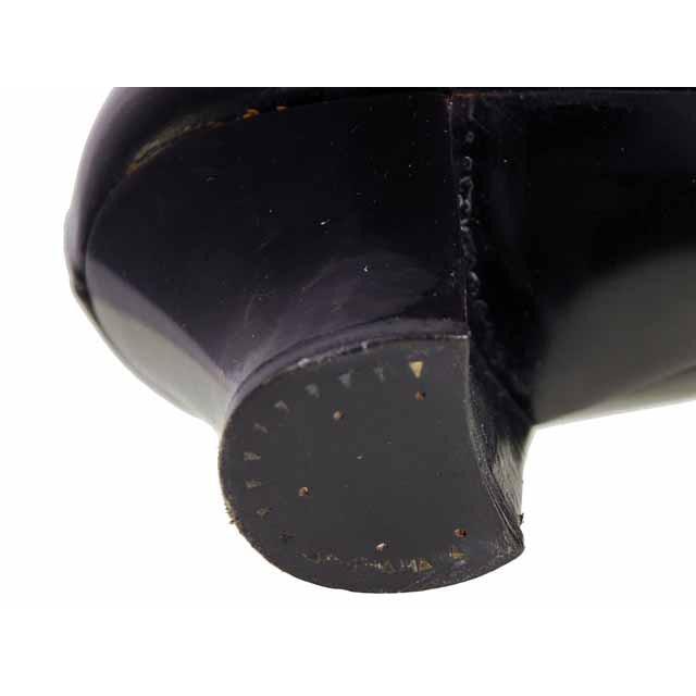 Vintage Black Mary Jane Style Heels Patent Leather Shoes 1920 NIB EU36 US 6 Shoes,Women's Walk Over