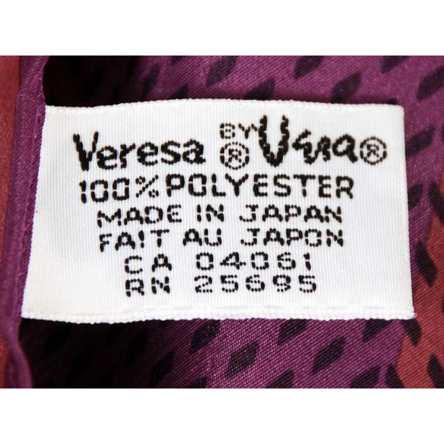 Vintage Scarf Ladies Veresa Vera Oblong Made in Japan Purple & Reds On Sale,Accessories Vera