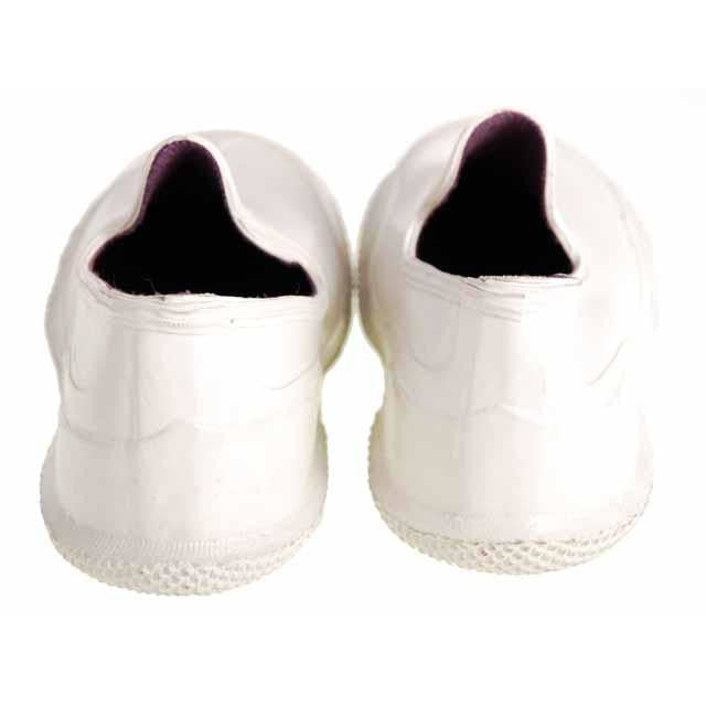 Rare Vintage Childrens Shoes New/Old White Rubbers Rubber Booties 1950s Children's The Best Vintage Clothing