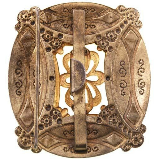 Victorian Antique Gilt Buckle Large Hat Ornament Accessories,Jewelry,On Sale,Hats The Best Vintage Clothing