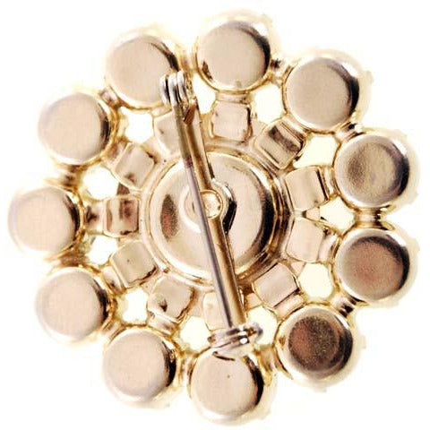 Vintage Green/Plum Cabochon Moonstone Brooch 1950s Cart2cart The Best Vintage Clothing