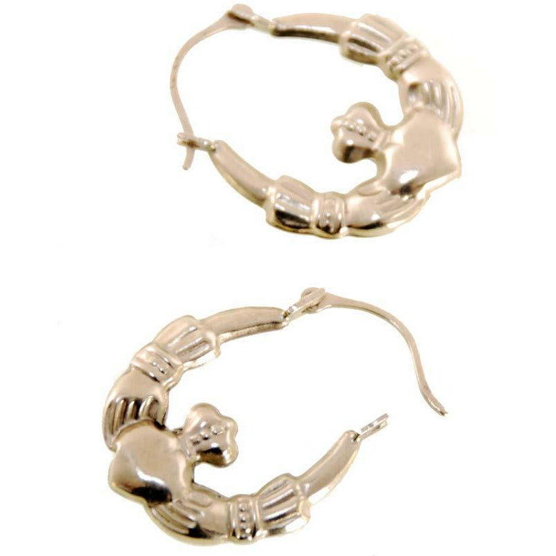 Vintage 14K Claddagh Pierced Earrings Jewelry The Best Vintage Clothing