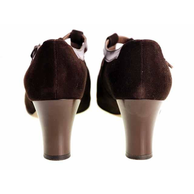 Vintage Brown Suede/Leather Mary Jane Buckle Shoes 1930s NIB 7 Early Air Step Shoes,On Sale The Best Vintage Clothing