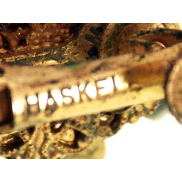 Vintage Miriam Haskell Necklace & Earrings Egyptian Revival Frogs Jade,Wood Jewelry,New Arrivals Miriam Haskell