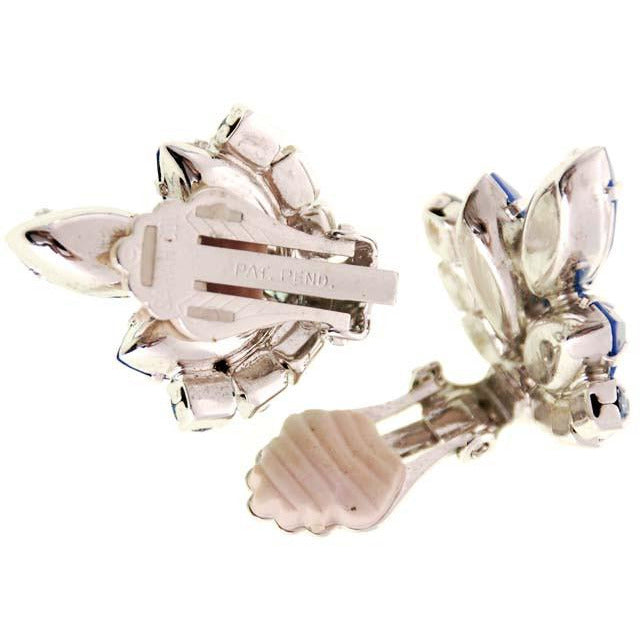 Vintage Juliana Signed Jewelry Sarah Coventry Brooch & Ears Blue Lagoon 1960's Cart2cart Sarah Coventry