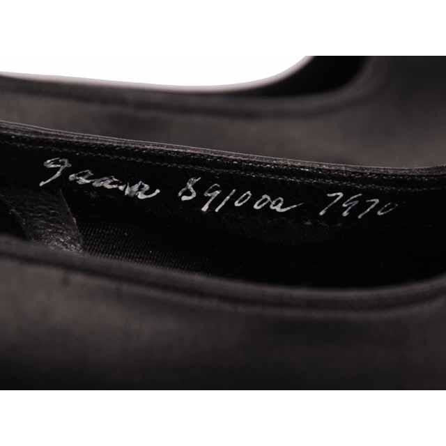 Vintage Stiletto Heels Shoes Black Satin Pointed Womens 9 B 1950s Shoes,On Sale The Best Vintage Clothing