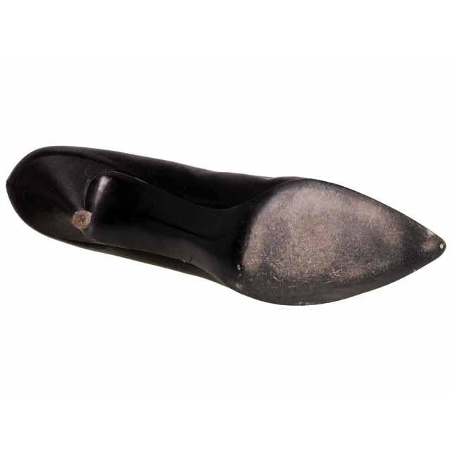 Vintage Stiletto Heels Shoes Black Satin Pointed Womens 9 B 1950s Shoes,On Sale The Best Vintage Clothing