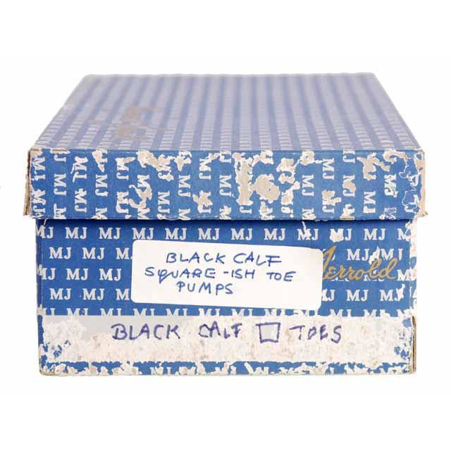 Vintage Black Shoes Pumps Margaret Jerrold 1970s 9AA & Box On Sale,Shoes Margaret Jerrold