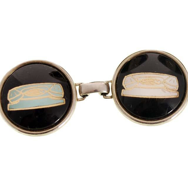 Vintage Bell Telephone Bracelet Princess Phones Under Glass w/ Ears 1950s Jewelry,New Arrivals The Best Vintage Clothing