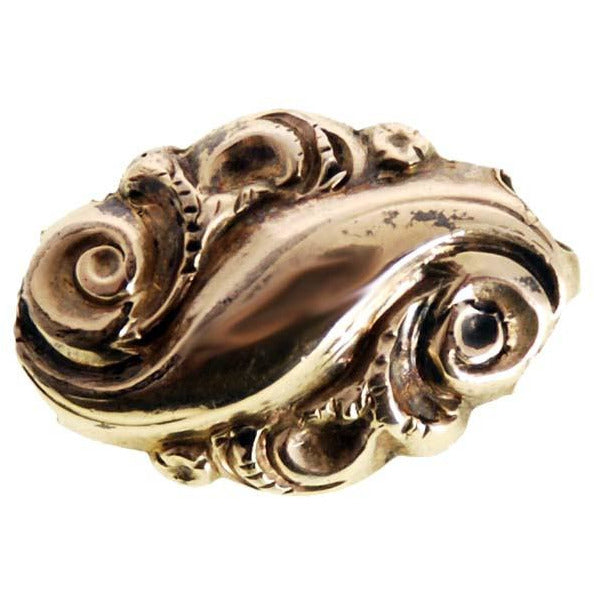 Antique Gold & Ruby Watch Chain Slide Victorian Cart2cart The Best Vintage Clothing