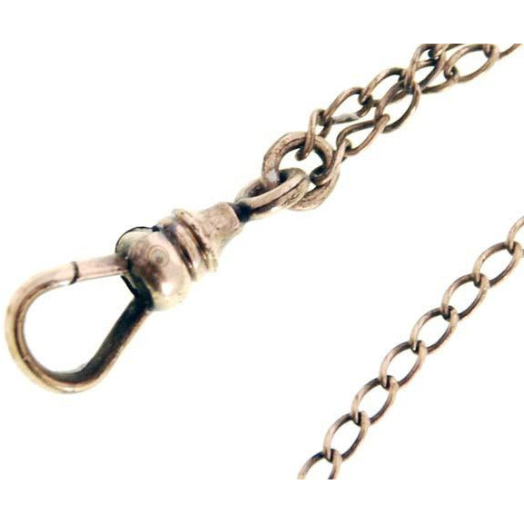 Antique Gold Filled w/Turquoise Watch Chain Slide Victorian Jewelry The Best Vintage Clothing