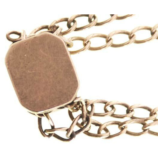 Antique Gold Filled w/Turquoise Watch Chain Slide Victorian Jewelry The Best Vintage Clothing