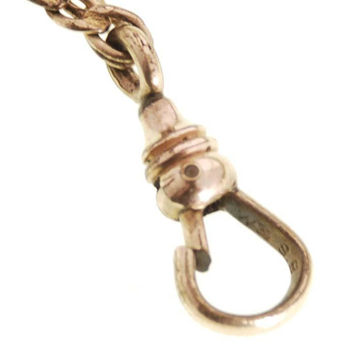 Antique Gold Filled Watch Chain & SlideW/ Pearls Victorian Jewelry The Best Vintage Clothing