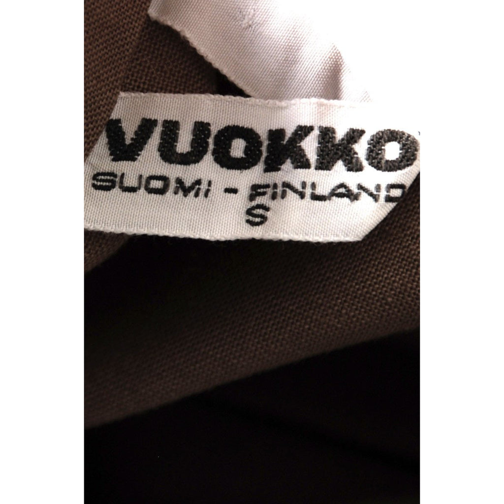 Vintage Vuokko Cotton Shirt Dress Tent Dress Taupe S Coat Dress Neutral marimekko The Best Vintage Clothing