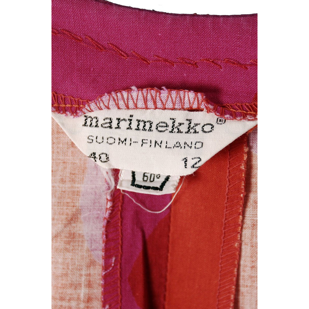 Vintage 1960s MARIMEKKO FINLAND Keidas (Oasis) by Annika Rimala Maxi Dress Gown 40/12 marimekko The Best Vintage Clothing