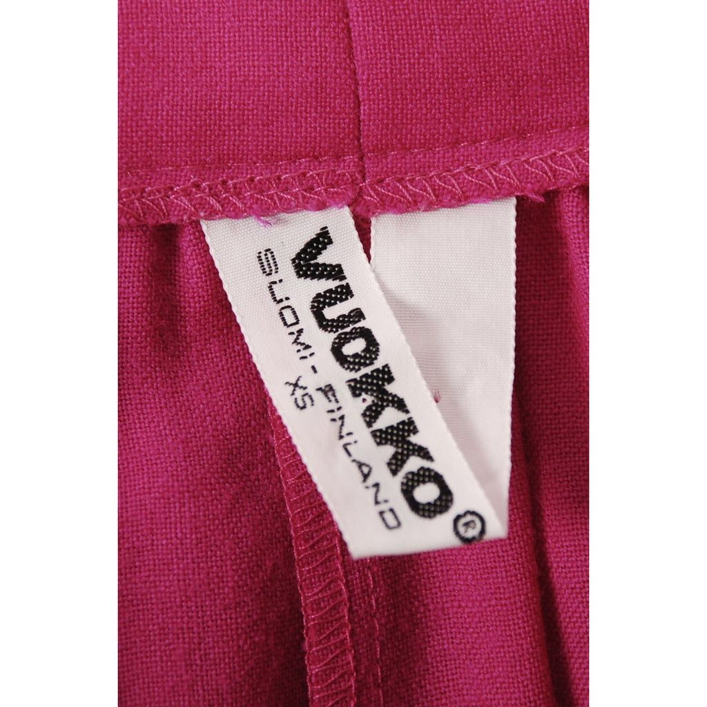 Vintage Vuokko Nurmesniemi Finland Fuchsia Finest Wool Voile Coat Dress 1970s XS-M marimekko The Best Vintage Clothing