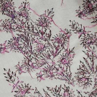 Antique Hand Embroidered Purple & White Paisley Shawl 1860S Women's The Best Vintage Clothing