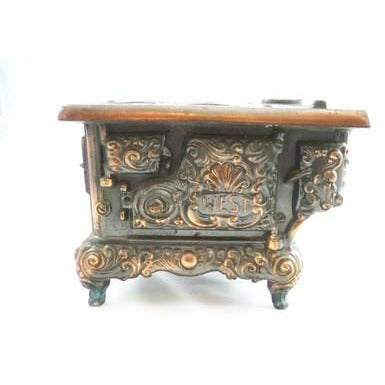 RARE Antique Stern West Miniature Stove Copper Bronze Heavy Cart2cart The Best Vintage Clothing