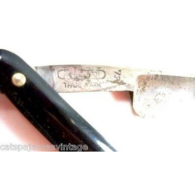 Antique Straight Razor Dixon Cutlery Co with Fancy Box Collectibles,Men's Vintage,On Sale The Best Vintage Clothing