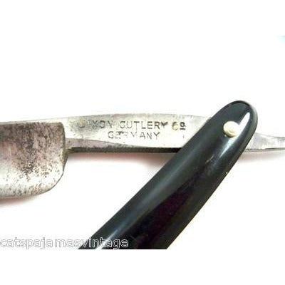 Antique Straight Razor Dixon Cutlery Co with Fancy Box Collectibles,Men's Vintage,On Sale The Best Vintage Clothing