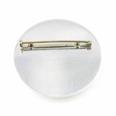 Vintage Dane Hand-Painted Ceramic Big-Eyed Girl Brooch 1960S Jewelry Dane