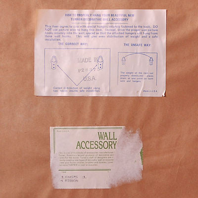 Framed Print Vintage "Tara" Huge 1980S 28 x 31 Cart2cart The Best Vintage Clothing