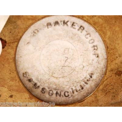 S.D. Baker Samson China Brooch Hand Painted Scenic Courting Couple 1930s Jewelry The Best Vintage Clothing