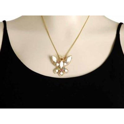 Vintage Filigree Butterfly Necklace/Delicate Chain 1960S On Sale The Best Vintage Clothing