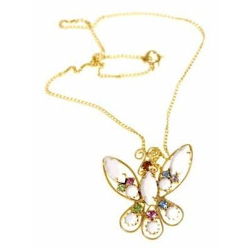 Vintage  Filigree Butterfly Necklace/Delicate Chain 1960S - The Best Vintage Clothing
 - 1
