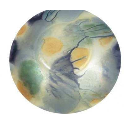 Vintage Frosted Glass Bowl 6" Arts & Crafts Cart2cart The Best Vintage Clothing