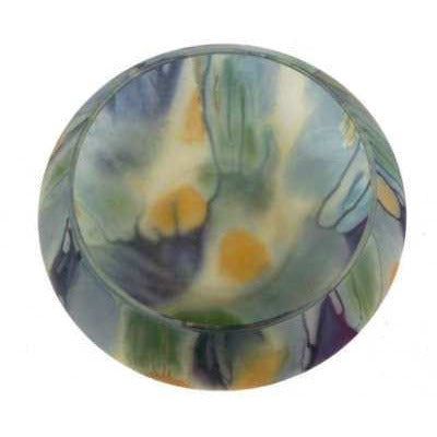 Vintage Frosted Glass Bowl 6" Arts & Crafts Cart2cart The Best Vintage Clothing