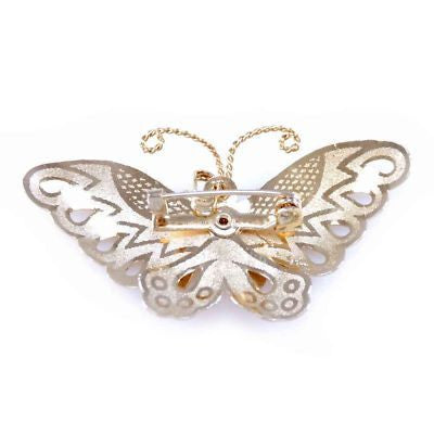 Vintage Brooch Goldtone Butterfly Pin 1950S On Sale The Best Vintage Clothing
