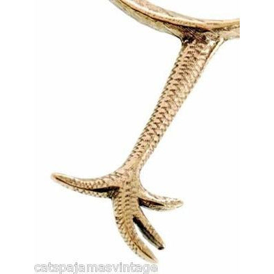 Vintage Brooch Huge Rooster w/Rhinestones Signed Jeanne 1960s Cart2cart Jeanne