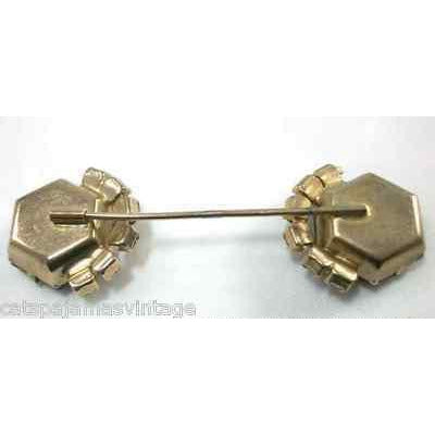 Vintage Hat Pin 1920s Smoky Black & Rhinestones Prongset On Sale,Hats,Women's The Best Vintage Clothing