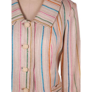Vintage Irish Linen Suit Beige w/Color 1960s Moygashel 39-25-37 - The Best Vintage Clothing
 - 1