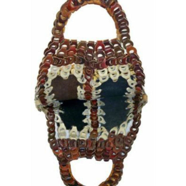 Super Cool Vintage Leather Chain Purse Hand Bag Hobo Browns 1970S Handbags The Best Vintage Clothing